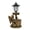 Gold, variant on Solar Angel Garden Statue With Planter LED Light White Resin Outdoor Decor