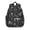 Moth and Skeleton, variant on Moth and Skeleton Gothic Pattern Backpack for School, Cute School Bag with Adjustable Shoulder Straps and Padded Back, 15"x11.42"x5.5"
