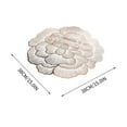 thumbnail image 2 of Qholemyo Peony Style Hot Stamping Decorative Cup Mat - PVC Table Mat with Thermal Insulation, Practical Heat-Resistant Dining Cup Coasters, 2 of 5