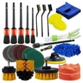 thumbnail image 1 of Kit de cepillos Juego de 26 brochas para detalles de coche, juego de brochas para rueda, juego de li Meterk Kit de cepillos, 1 of 7