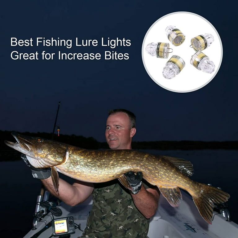 LED Fishing Lights, Deep Drop Lights Underwater, Ice Fishing Lures