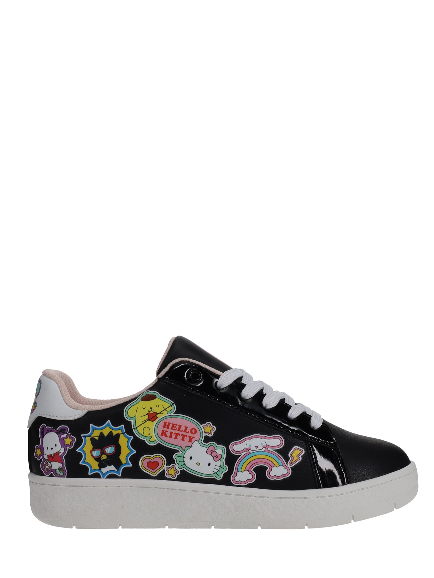 Hello Kitty® And Friends by Sanrio® Women's Black Casual Court Sneakers