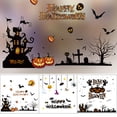 thumbnail image 2 of Halloween Wall Sticker DIY Static Bat Wall Decal Ghost Wall Sticker Window Cling, 2 of 10
