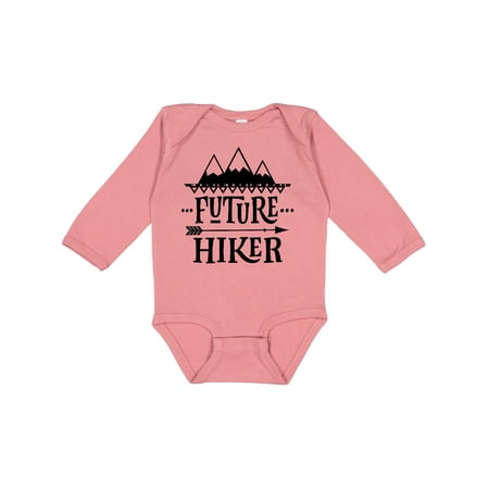 

Inktastic Future Hiker Kids Hiking Gift Baby Boy or Baby Girl Long Sleeve Bodysuit