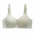 thumbnail image 3 of Loopsun Women Thin Wireless Bra Front Closure Comfortable Breathable Shaping Support Daily Wear, 3 of 5