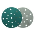 thumbnail image 2 of 6Inch 17Hole Sanding Discs Hook&Loop Wet Dry PET Film Green Sandpaper Polishing, 2 of 5