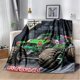 thumbnail image 4 of Manta de franela de dibujos animados para niños, manta cálida y súper suave para cama de viaje, sofá, cama, regalos, Monster Truck, 4 of 4