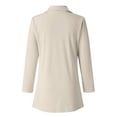 thumbnail image 5 of Siilsaa Oversized Blazers for Women Womens Long Sleeve Lapel Pockets Loose Fit Work Casual Blazer Beige,S, 5 of 5