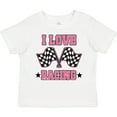 thumbnail image 3 of Inktastic I Love Racing Rally Flags Girls Girls Toddler T-Shirt, 3 of 5