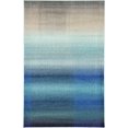 thumbnail image 1 of Unique Loom Tapis Abstrait Vibrant de la Collection Estrella, 5 x 8 Pieds, Bleu/beige, 1 of 2