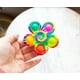thumbnail image 3 of Fidget Toy Spinner Toynk Pop con 5 botones, forma de arcoíris, 3 of 8