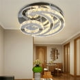 thumbnail image 6 of FRIXCHUR Modern LED Moon Crystal Ceiling Light for Dining Room Bedroom Living Room(Warm White), 6 of 6