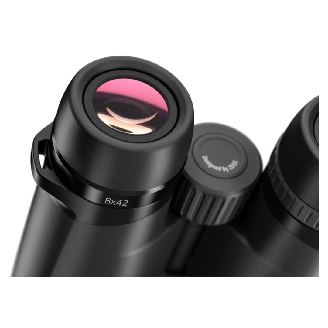 ZEISS Conquest HDX 8x42 Binocular with 90 Percent Light Transmission, Lifelike Color Reproduction, and Rugged Optical Design (Black)
