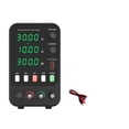 thumbnail image 1 of Alimentation CC Réglable 30V 10A 60V 5A pour Laboratoire, Source d'Alimentation Stabilisée, Interrupteur Régulateur de Tension, Facile à Utiliser, 1 of 6