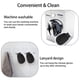 thumbnail image 4 of Moyic 2 uds guantes de baño guante de baño guante de masaje exfoliante toalla de frotamiento eliminación para accesorios de limpieza de baño Juegos de accesorios de baño Negro Moyic HA084143-01, 4 of 6