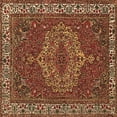 thumbnail image 1 of Ahgly Company Indoor Square Persian Brown Traditional Area Rugs, 6' Square, 1 of 4
