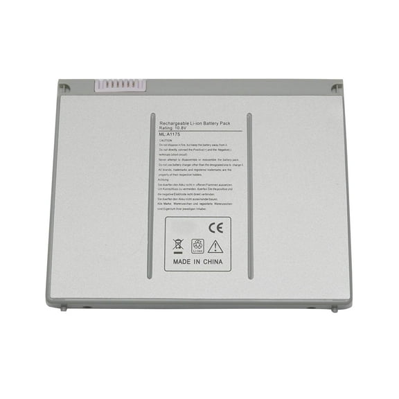 Replacement Battery A1175 Capacity 10.8V/60WH Compatible with Apple MacBook Pro 15" A1226 (2008)