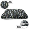 thumbnail image 3 of Nautical Pet Bed, Pattern of Various Fish Types and Bubbles in the Ocean Marine Vibes, Chew Resistant Pad for Dogs and Cats Cushion with Removable Cover, 24" x 39", Multicolor, by Ambesonne, 3 of 4