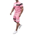 thumbnail image 1 of Men's Suit Set for Men Product Category and Title Optimized Description | Athletic Two-Piece Tracksuit with Striped Squares Design for, 1 of 6