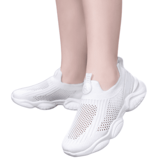 Willtoo Kids Lightweight Barefoot Sneakers Slip On Breathable Mesh Flexible Non Slip Walking Shoes for Boys Girls Aged 5-15