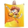 thumbnail image 1 of Manta de princesa Daisy, manta de felpa grande súper suave y esponjosa para niños, niñas y adultos jóvenes, manta de franela cálida y acogedora para sala de estar, sofá cama para todas las, 1 of 8