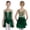 Green, variant on Kaerm Girls Gymnastics Leotard Ballet Dance Dress Latin Jazz Ice Skating Costume Lyrical Ballerina Outfits Burgundy 12