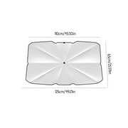 PRETXORVE Car Windshield Sun Shade Car Thermal Insulation, Sunshade Umbrella, Front Sunscreen, Summer Products, Car Sunshade, Retractable Sunshade