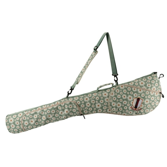 TOURBON Golf Clubs Bag Nylon Portable Sunday Bag Travel Pack for Driving Range Waterproof Lightweight