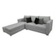 thumbnail image 2 of Sala esquinera Aston 260x200 cm Gris plata Lino nacional EL BAZAR STORE Moderna en esquina, 2 of 4