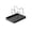 Black, variant on dajkiuy Kitchen Pot Lid Storage Rack, Double Layer Kitchen Countertop Storage Rack for Lids, Pans, Cutting Boards, Space-Saving