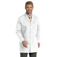 thumbnail image 7 of Landau Men's Essential Lab Coats Classic Relaxed Fit Breathable Fade Resistant 3 Pockets Button Mid-Length Lab Coat Scrub, Style 3163, 7 of 7