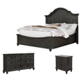 thumbnail image 1 of Rustic Gray Wood 3pc California King Bedroom Set, 1 of 10