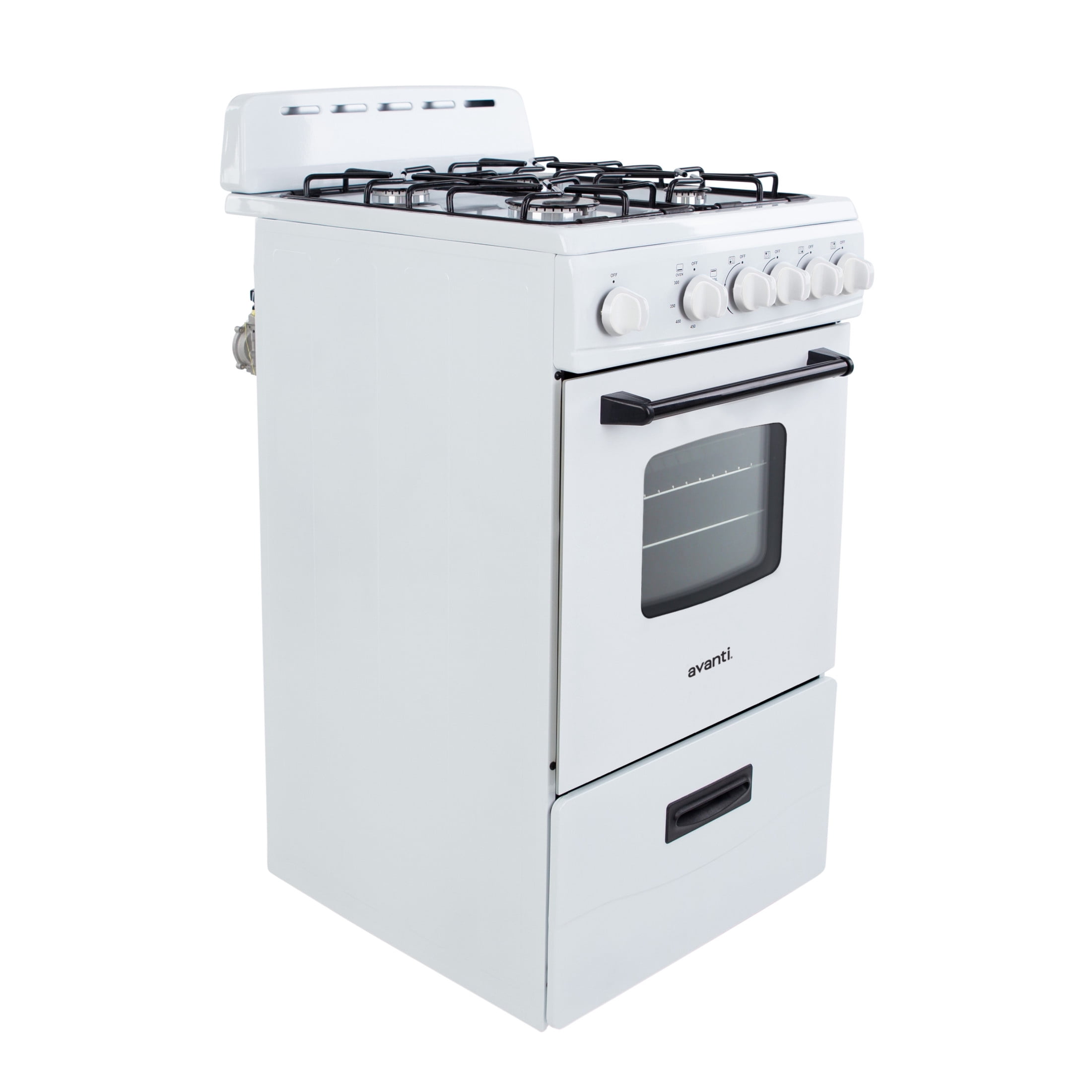 Avanti 20" Compact Gas Range Oven, in White (GR2011CW)