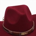 thumbnail image 4 of Gibobby Toddler Cowboy Hat Western Cowgirl Hat Unisex For 3-8 Years Boys Girls Kids Classic Ranch Cowboy Hat Outdoor Dress Up Cap,Wine, 4 of 5