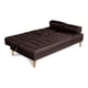 thumbnail image 4 of Sofá Cama Makora Lino Chocolate Modelo Queen Con Portavasos, 4 of 7
