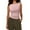 Pink, variant on Hpapadks Tank Top for Women Casual Solid Color Crew Neck Sleeveless Shirts Tanks Camisole Tops for Women Brown XL