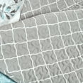 thumbnail image 4 of Lush Decor Aprile Soft Reversible Floral Quilt Set, 3 Piece Set, California King, Blue & Gray - Beautiful Floral Bedding Set - California King Quilt - Spring Decor - Cottage & Farmhouse Bedroom Décor, 4 of 9