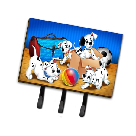 Carolines Treasures APH9058TH68 Dalmatians playing ball Leash or Key Holder Triple multicolor