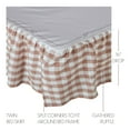 thumbnail image 5 of VHC Brands Annie Buffalo Portabella Check Farmhouse Twin Bed Skirt 39x76x16, 5 of 5