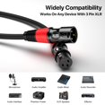 thumbnail image 2 of Cables XLR EBXYA de 3 m, 10 paquetes, cable DMX balanceado de primera calidad, 2 of 6