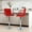 Red, variant on CL.HPAHKL Swivel Bar Stools Set of 2, Kitchen Counter Adjustable Height Barstools with Armrest & Backrest, Faux Leather Island Chairs for Kitchen Island, Office, Bar, Restaurant, Black