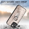 thumbnail image 3 of SaniMore Case for iPhone 14 6.1" 2022, Python Pattern Skin Lens All-inclusive 360 Degree Ratating Kickstand Anti-scratch Slim Lightweight Wireless Charging Fashion Luxury Shell For iPhone 14, Gray, 3 of 11