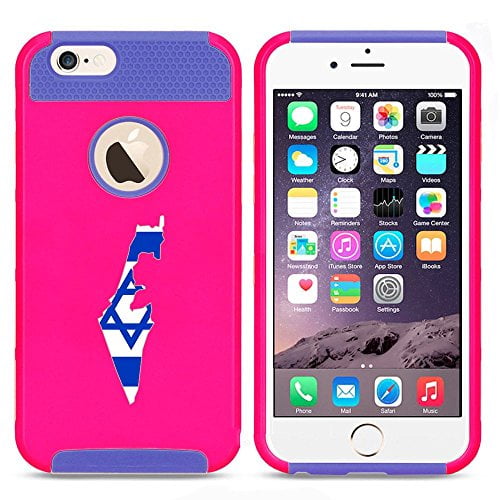 Apple iPhone SE Shockproof Impact Hard Soft Case Cover Israel Israeli Flag (Hot...