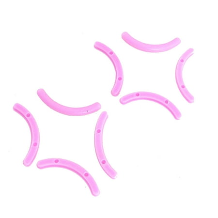 Unique Bargains Rubber Eyelash Curler Refill Cushion Pad Replacement Pink 8 Pcs