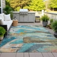 thumbnail image 4 of Dalyn Rugs Machine Washable Indoor/Outdoor Chantille ACN2039 Teal 2'6" x 3'10" Rug, 4 of 9