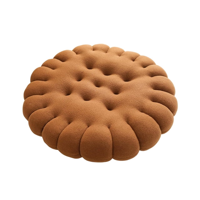 Cojín con forma de galleta, almohada de meditación, cojín decorativo para asiento, suelo Redondo