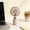 Pink, variant on Lunxisen 1 Pcs Handheld Mini Fan Outdoor Portable Long Lasting Rechargeable Summer Fan
