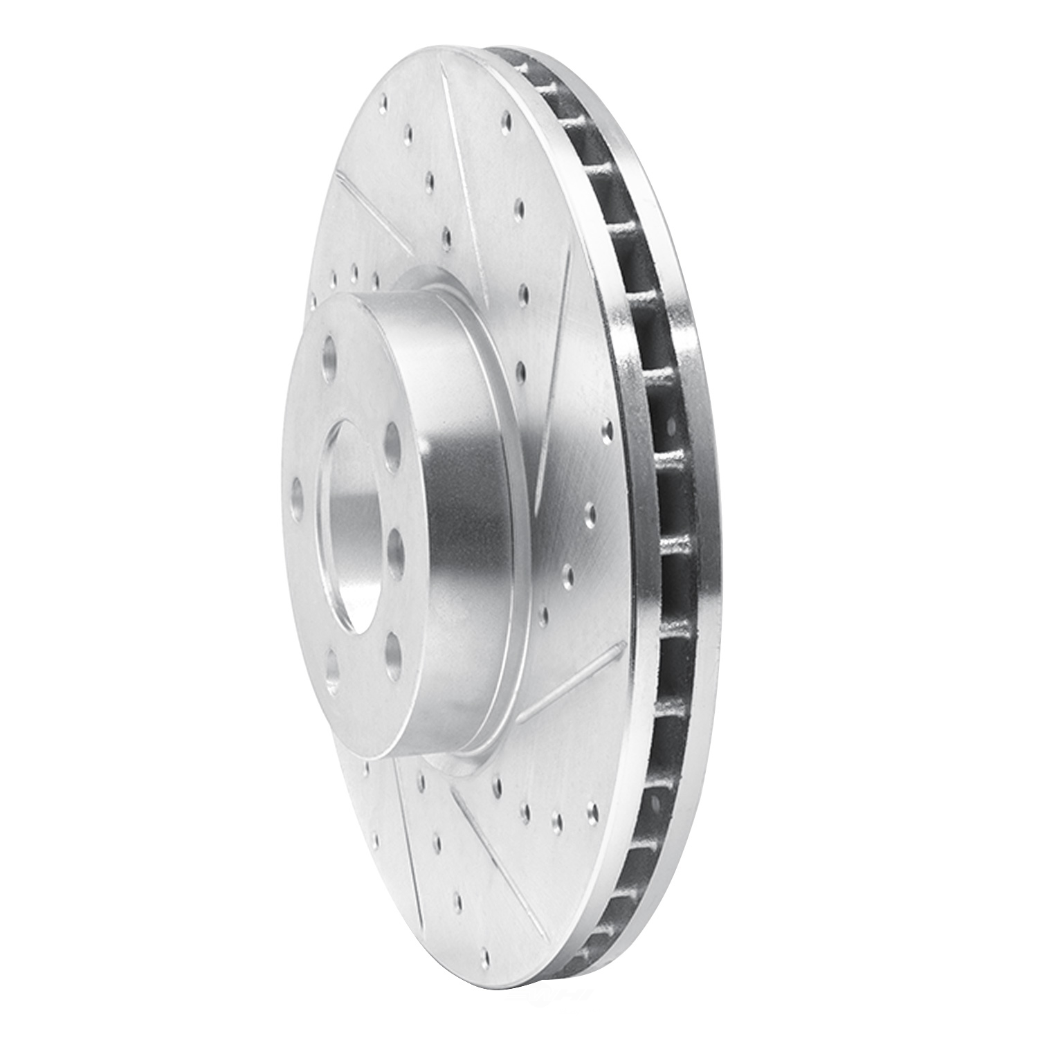 Dynamic Friction Company 631-31144R DFC Brake Rotor - Drilled And Slotted - Silver