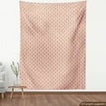 thumbnail image 3 of Ambesonne Blush Pink Fabric by the Yard Upholstery, Geometric Art Deco Motif, 5 Yards, Ginger and Blush, 3 of 4
