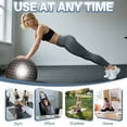 thumbnail image 7 of BESTSKY Exercise Ball,33.46in Workout Ball,Anti-Slip Birth Ball,Gray, 7 of 7